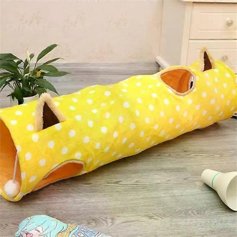 Tunnel pour chats. furets et lapins. lit pliable. accessoires pour animaux. jouets d'intérieur. jouet mobile créatif. jouets pour chatons (1/4)