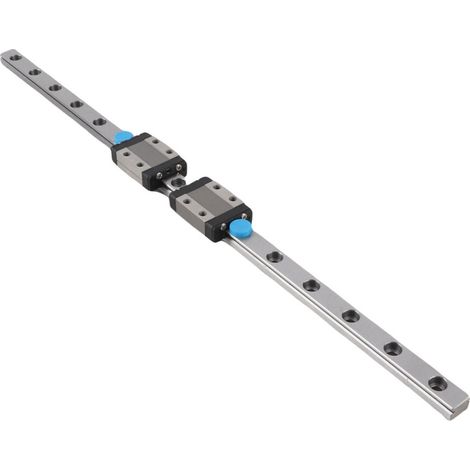 Adatto per guide lineari MGN9B da 300 mm per impieghi gravosi, larghe 9 mm, con 2 cursori, ideali per robot CNC e progetti fai-da-te.