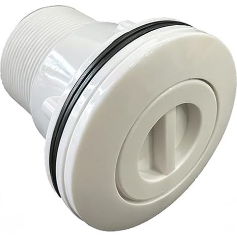 SP-2827V Raccord d'aspiration fileté pour piscine avec vis Blanc 9 x 9,5 cm (1/5)