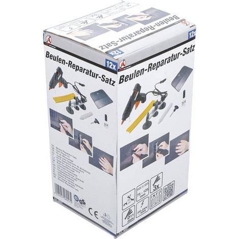 Kit de Débosselage - 1 Set 27 x 15.7 x 13.6 cm - Outils Professionnels - Réparation Facile et Sans Peinture - D-Work