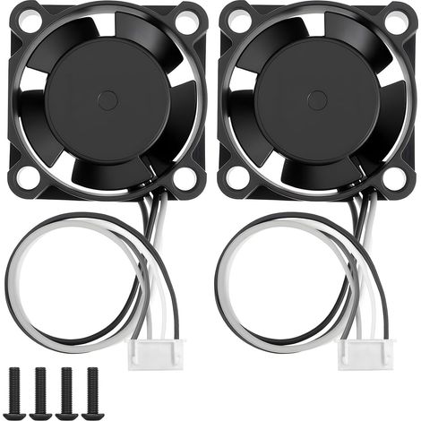 Ventilador de refrigeración del extrusor para Bambu Lab X1/X1C, paquete de 2 ventiladores silenciosos de alta velocidad de 18000 RPM – Accesorios de refrigeración del extrusor para impresoras 3D (1/5)