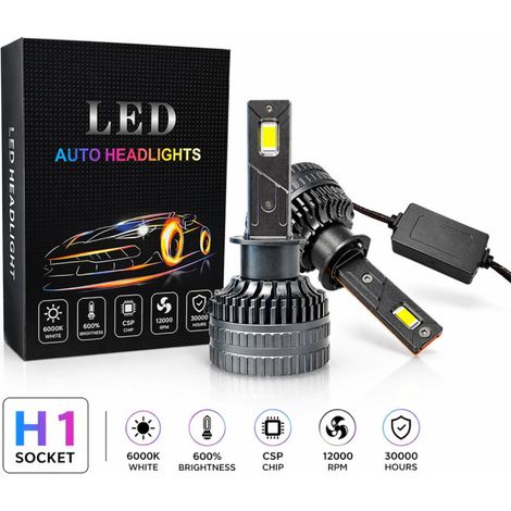 LED-Lampen-Set H1 – 12V–24V 60W 6500 lm 6000 K CANBUS fehlerfrei