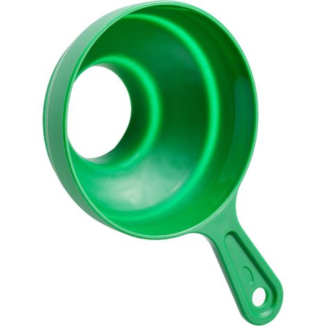 Entonnoir de cuisine en silicone pliable et multifonctionnel à large ouverture, vert (1/5)