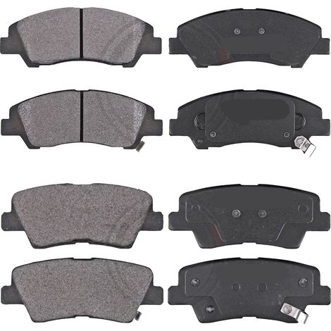 KIT PASTIGLIE FRENO ANTERIORI E POSTERIORI compatibile con HYUNDAI i30, (FD) / PASTIGLIE FRENANTI AUTO OEM FDB1869 FDB4448,FDB1956 FDB4235 / SOSTITUZIONE DIRETTA / BASSA POLVERE / SILENZIOSO