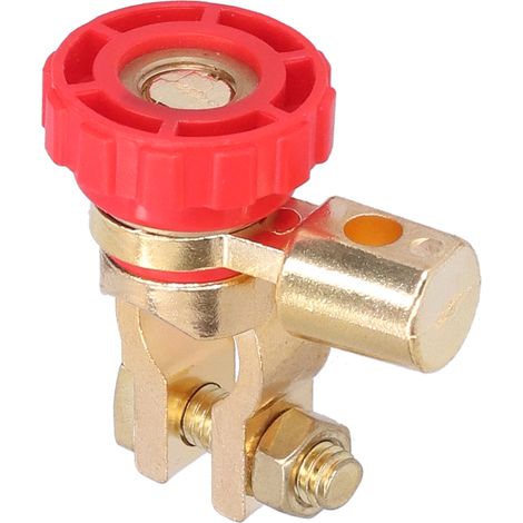 17-mm-Batterie-Wechselrichter-Voltmeter-Schutzschalter-Diebstahlsicherung Universal für Auto, Boot, Yacht, Wohnmobil, Van, LKW (Rot) (1/5)
