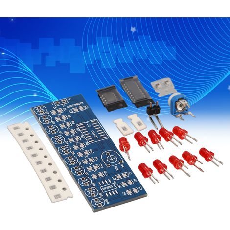 Kit lumineux dynamique NE555+CD4017 Kit électronique à monter soi-même (1/5)