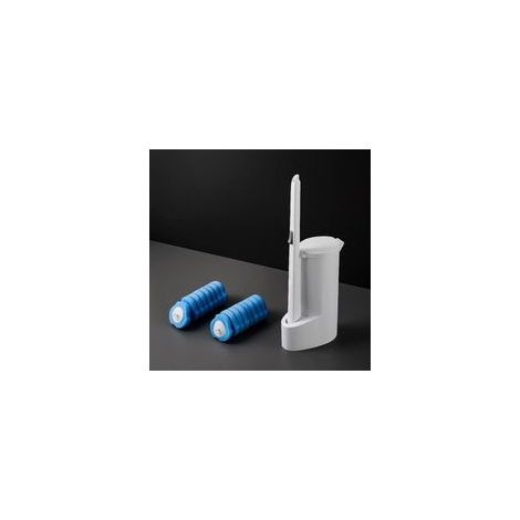 Brosse De Cuvette De Toilette Jetable Nettoyage En Profondeur Inhibition des Bactéries Désodorisation Kit De Nettoyage De Brosse De Toilette Jetable Pour Toilette De Salle De Bain(16 Refills) (1/5)