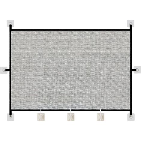 1 Pcs barriere de securite chien, Barrière Escalier Chien, Portable Barrière de Sécurité pour Enfant et Animaux, Barriere Chien sans Percage pour Escaliers, Couloirs, Porte (110 72 cm) (1/5)