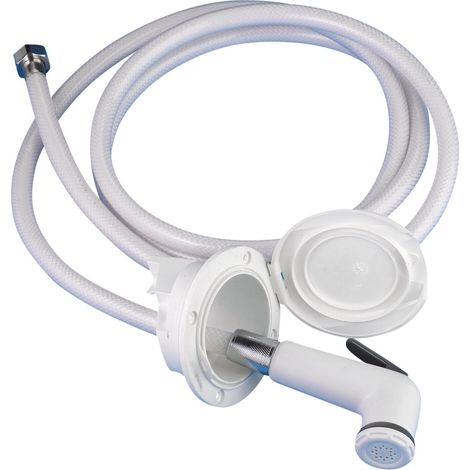 Douchette Extérieure Coulissante Blanc