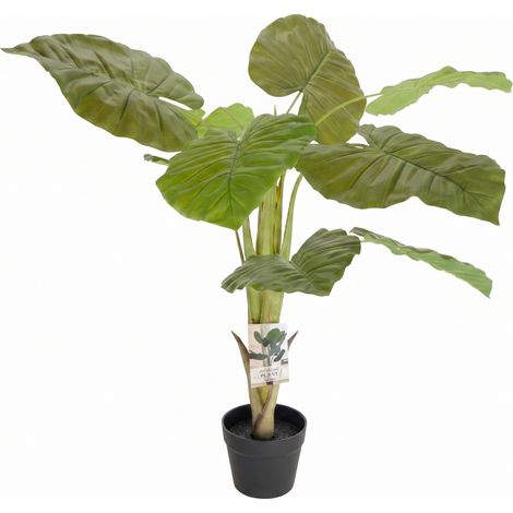 Plante artificielle, alocasia, 110 cm (1/3)