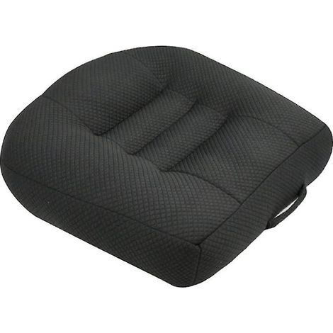 Coussin rehausseur de siège auto, tapis de rehaussement, maille respirante, portable, noir - (1/4)