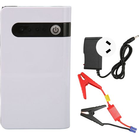 Batterie de démarrage portable 600A 12000mAh pour voiture 12V, booster de batterie pour moteurs jusqu'à 1,6L, avec lampe LED et port USB, chargeur 100-240V (1/5)