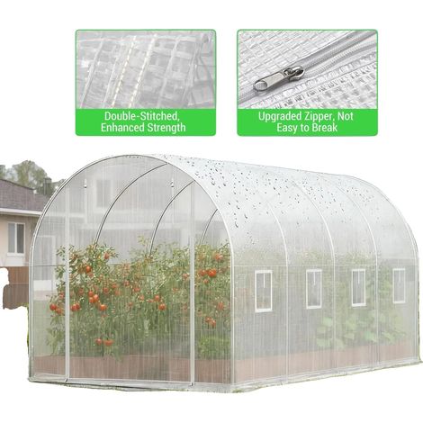 Serra, telaio zincato, rivestimento resistente ai raggi UV, trasparente (1/2)