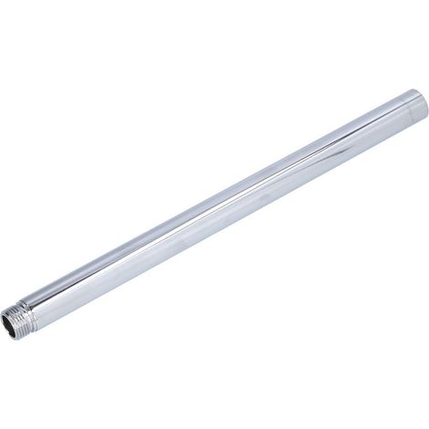 Bras de douche 30cm/12in G1/2in Bras de douche en acier inoxydable avec finition chromée polie Facile à installer et à nettoyer pour salle de bain et toilettes (1/5)