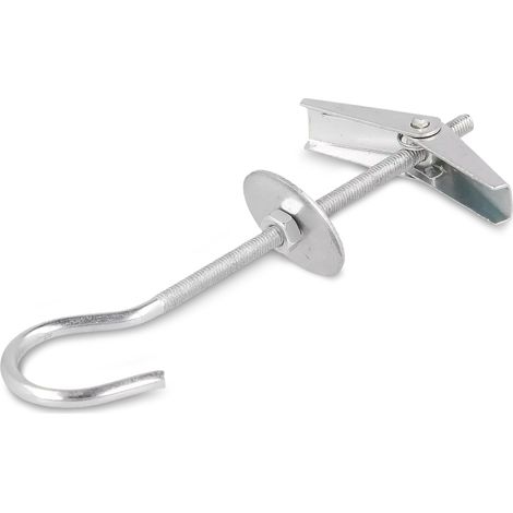 Perno metallico espandibile M4x75mm con gancio - blister - 2 pezzi (1/3)