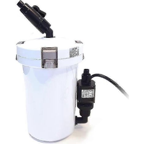 Filtre externe pour aquarium, débit de 400 litres/heure (1/4)