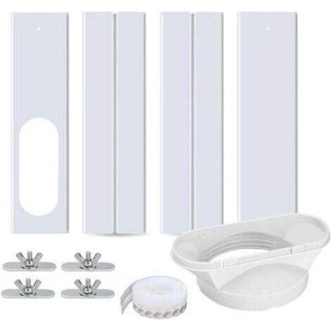 Kit de fenêtre de climatisation portable, adaptateur de fenêtre de climatisation, plaque scellée, fenêtre réglable pour climatiseur mobile, accessoire de fenêtre de climatisation (1/4)