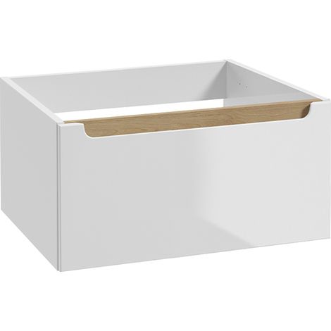 Waschtischunterschrank 60cm Livia mit 1 Schublade, Weiß