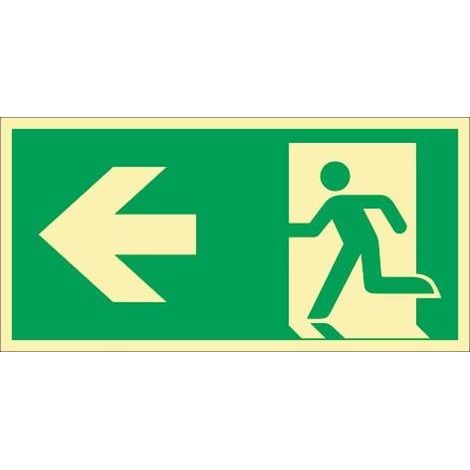 Señal  de rescate  DIN  EN ISO  7010  L297xA148  mm  -  9300FHL148L