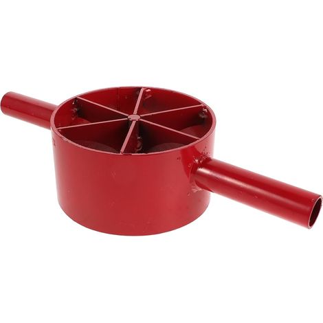 Fendeur de Bambou Outil Robuste Manuel 6 Coupes en Acier Rouge pour Lisse et Découpe des Bâtons pour Jardin et Bricolage (1/5)