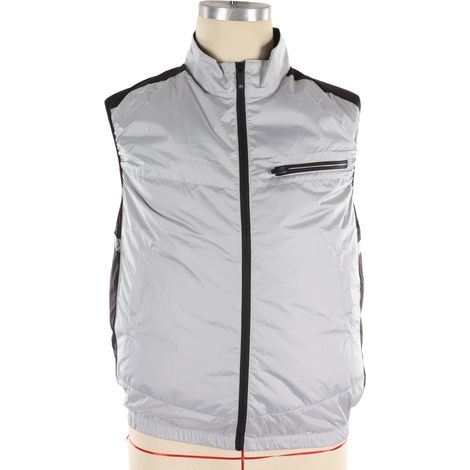 Gilet rafraîchissant et respirant, anti-UV et hypoallergénique, idéal pour la randonnée et le travail. Taille XL, gris clair. (1/5)
