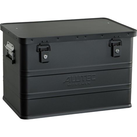 ALUTEC Aluminiumbox Classic 68 Schwarz,  68 ltr., (LxBxH) 550 X 350 X 355 mm (1/5)
