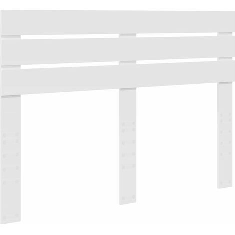 Tête de lit Blanc 160 cm Bois d'ingénierie (1/5)
