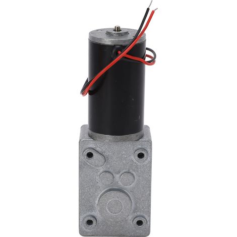 Moteur à engrenages CC à arbre unique 60 tr/min, haute précision de transmission, réduction de vitesse, moteur électrique 12 V CC (1/5)