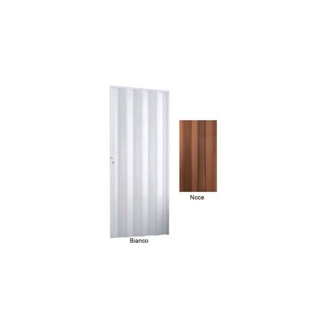 Porta A Soffietto Con Serratura In Kit "Linea Extra" In Pvc - cm.82x210 bianco