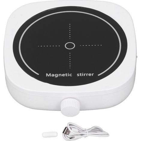 Agitateur Magnétique Mini USB Silencieux pour Mélange de Liquides en Laboratoire et Brassage 1L (1/5)