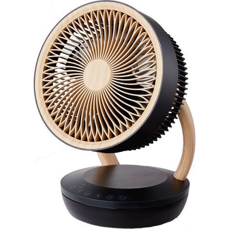Ventilador Sobremesa Ruiseñor Negro/madera 45w 3vel 3asp (1/2)