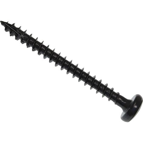 ForgeFix SPEPH540BL Spectre PZ Compatible Wood Screw Pan Black 5.0 x 40mm Box 200 FORSPEPH540
