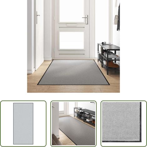 Tapis de porte - Tapis d'entrée Autre Gris et Noir 120 x 250 cm (1/5)