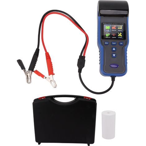 12V 24V Testeur de Batterie Auto Multifonction 100-2000CCA Capacité Charge Tension Résistance Interne Analyseur (1/5)