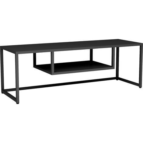 Mobile TV industriale senza tempo 120 x 40 x 40 cm nero 030007763