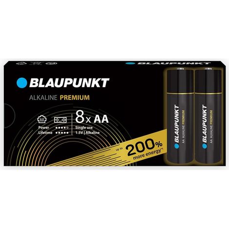 AA Piles alcalines Premium, Paquet de 8, idéales pour Les contrôleurs de Jeux et Les Jouets, LR6BPR/8CB (1/5)