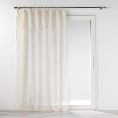 Gardine mit Rüsche NORINE, 140 x 240 cm (1/4)