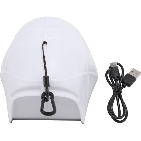 Guirlande lumineuse de camping RGB rechargeable par USB, résistante à l'eau, 15 mètres, portable, pour tente et activités de plein air. (1/5)