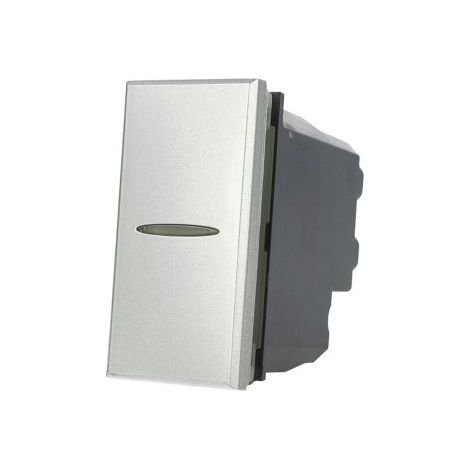 Pulsante Assiale 1P 16A Silver Tech Compatibile Bticino Axolute SD20015T (1/3)