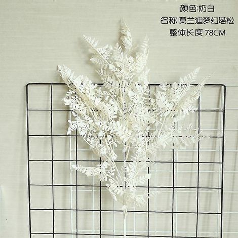 1 pièce de fleurs artificielles, brouillard givré, herbe, décoration de mariage, fausses fleurs, décoration familiale, hôtel, fête, aménagement paysager, accessoires de photographie