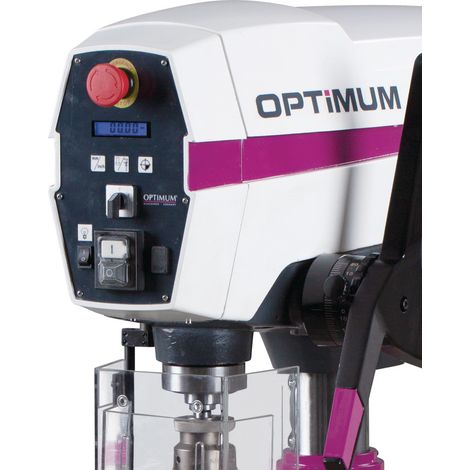 OPTIMUM Säulenbohrmaschine OPTIdrill DP 33 Aktions-Set inklusive Maschinenschraubstock