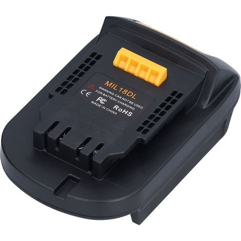 Adaptateur de batterie au Lithium, convertisseur de connecteur de station d'outil électrique pour Milwakee 18V MIL18DL.