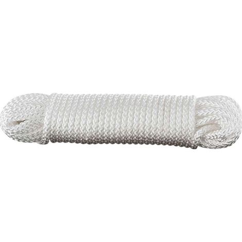 TRESSE POLYPRO 4MM ECHEVEAU 10M BLANCHE