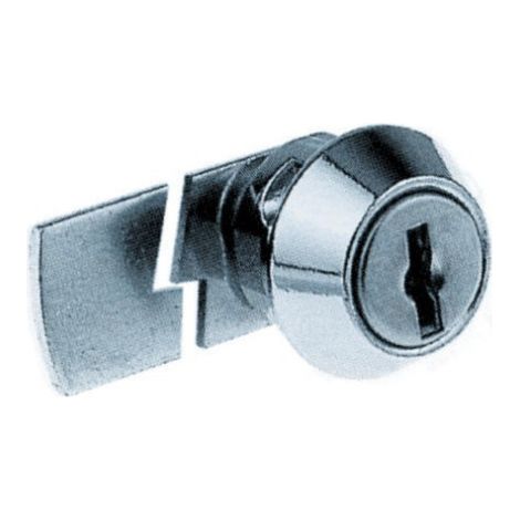 Barillet 4900-01 varié réversible 1-2 tour fixation par fourchette et fixation came (non fournie) par clip - avec 2 clés - DOM TSS (ANC TSS RONIS) (1/2)