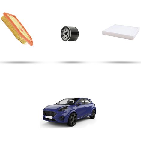 Kit tagliando 3 filtri compatibile con Ford Puma II 1.0 Ecoboost mHEV 92kw dal 2019 (1/4)