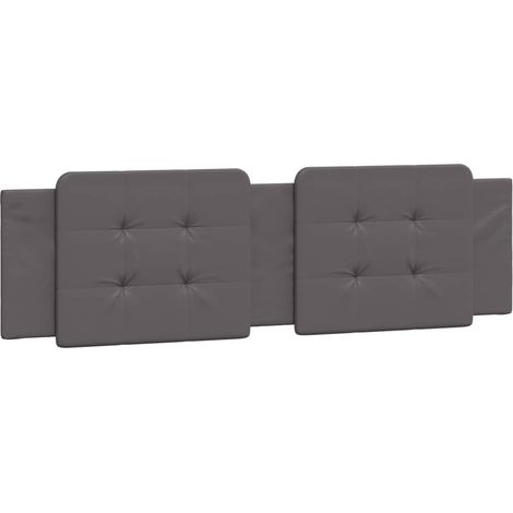 Maison Exclusive - Cuscino Testiera Zadar Grigio 180 cm in Similpelle