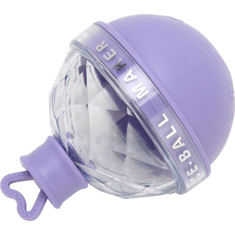 Ortviai Moule à Glace Sphérique Souple en TPE/AS Violet – Idéal pour Vin, Café et Thés (1/4)