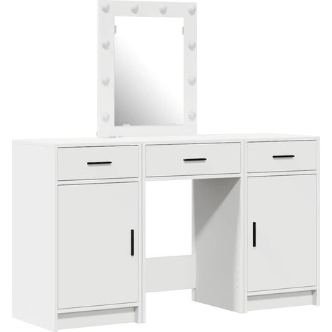 Maison Exclusive - Schminktisch mit Schubladen Weiß 50 x 41 x 135