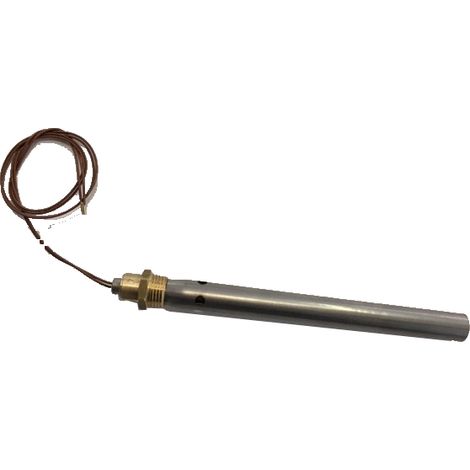 Bougie d'allumage pour brûleur Ferroli SUN P7 – Résistance 350W – Longueur 175 mm – Diamètre 18 mm – Câble 15 cm