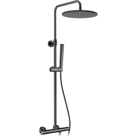 Columna de ducha termostática Vista Round Elite titanio GME (1/2)
